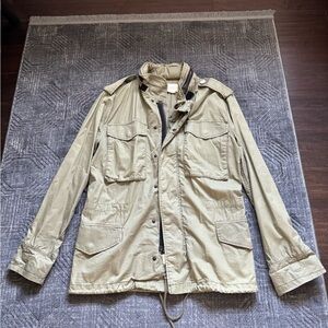 Loomstate Military jacket Men's S Oilve Green great condition